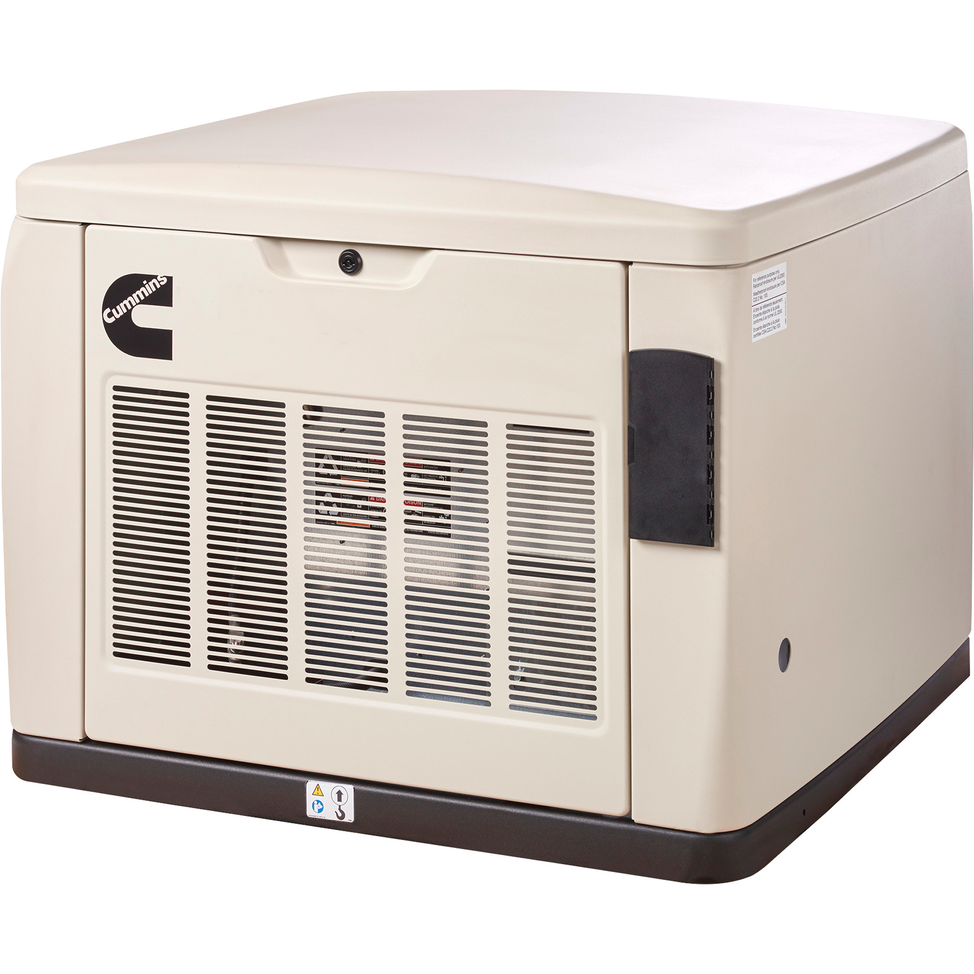 Cummins QuietConnect Home Standby Generator, 13kW, LP/NG, 120/240 Volts, Single Phase, Model# RS13A Warm